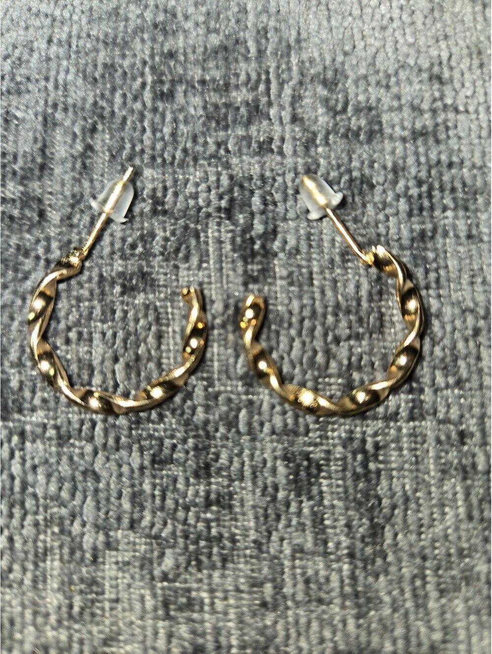 New Gold Twist Hoop Earrings - Stylish and Shiny Jewelry Findings